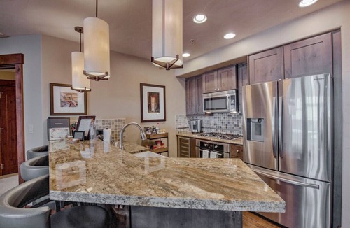 Peak 8 Condo | Premier Ski-In/Ski-Out Luxury | Huge Slope-View Deck Peak 8 Pools Bowling Alley