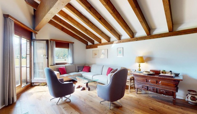 4-room apartment in the loft. in Sils/Segl Maria