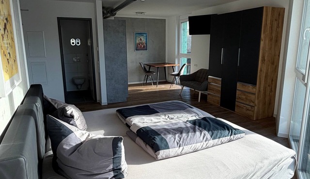 503 - One-room apartment with single bed in Stuttgart