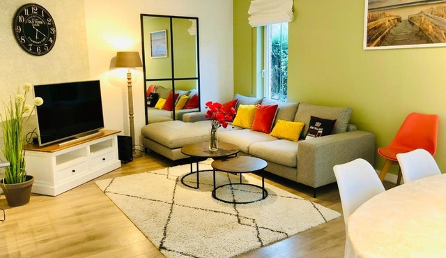 Appartement Amandine with garden close to Waterloo in Braine-lʼAlleud