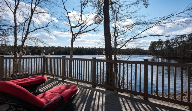 Lake House Waterfront Cabin Stunning views best home for bird watchers serenity in Galloway