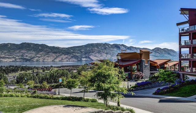 ONE BEDROOM CONDO WITH GORGEOUS LAKE VIEWS AND WORLD CLASS AMENITIES in West Kelowna