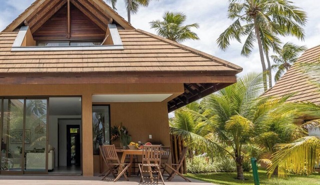 Rustic bungalow-beachfront condominium-017 in Tamandaré
