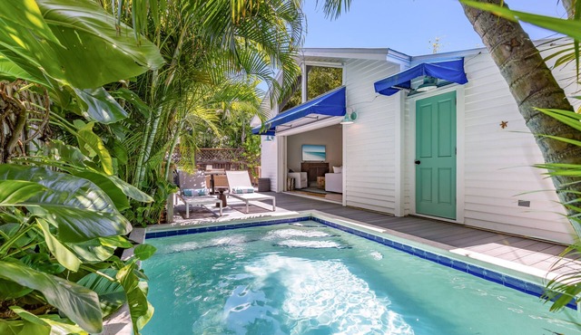 SECOND WIND ~ Charming 2 Bedroom, 2 Bathroom Home w/Pool! in Key West