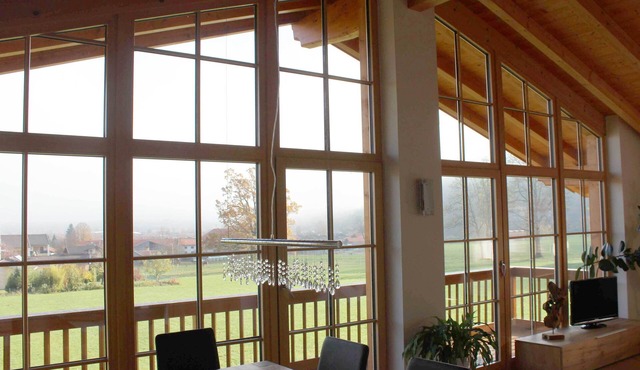 Vacation apartment Panoramablick- 4 persons, 80sqm, 2 bedrooms, balcony, WLAN in Marquartstein