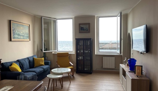 WAKE UP TO A VIEW OF THE MEDITERRANEAN SEA IN THE HISTORIC NERVI HARBOR, GENOA in Genova