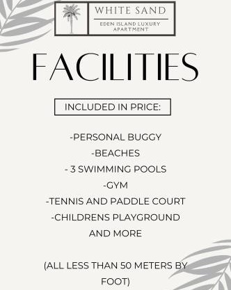 Eden Island Luxury Apartment - White Sand in Eden Island