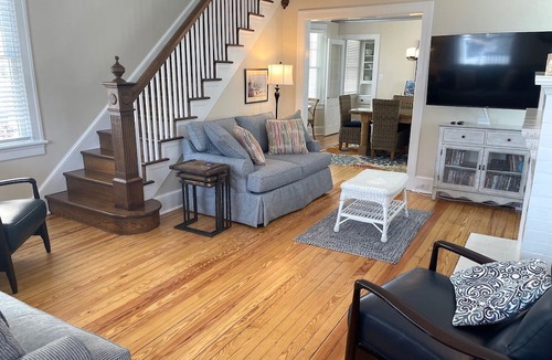 Cape May House | Lovely & Steps to Finest Beach. Center of Cape May. Multi-Car Private Driveway!