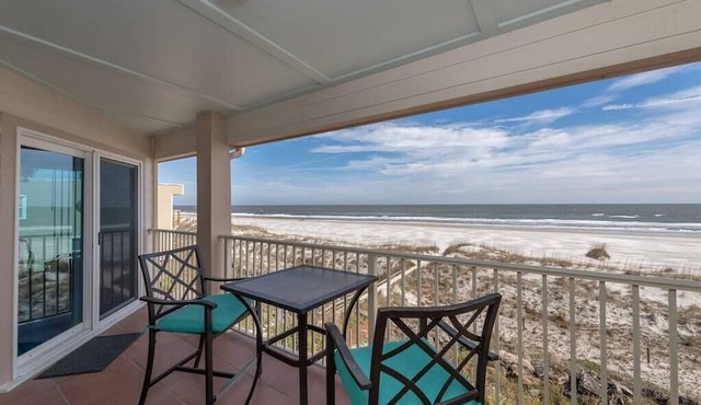 Fantastic Oceanfront Corner Condo with Panoramic Views and Private Pool in St. Augustine Beach